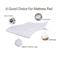 Matelas en coton matelassé Offre Spéciale Tpper 8-21 "tapis pliant antistatique en mousse à mémoire de forme pour hôtels