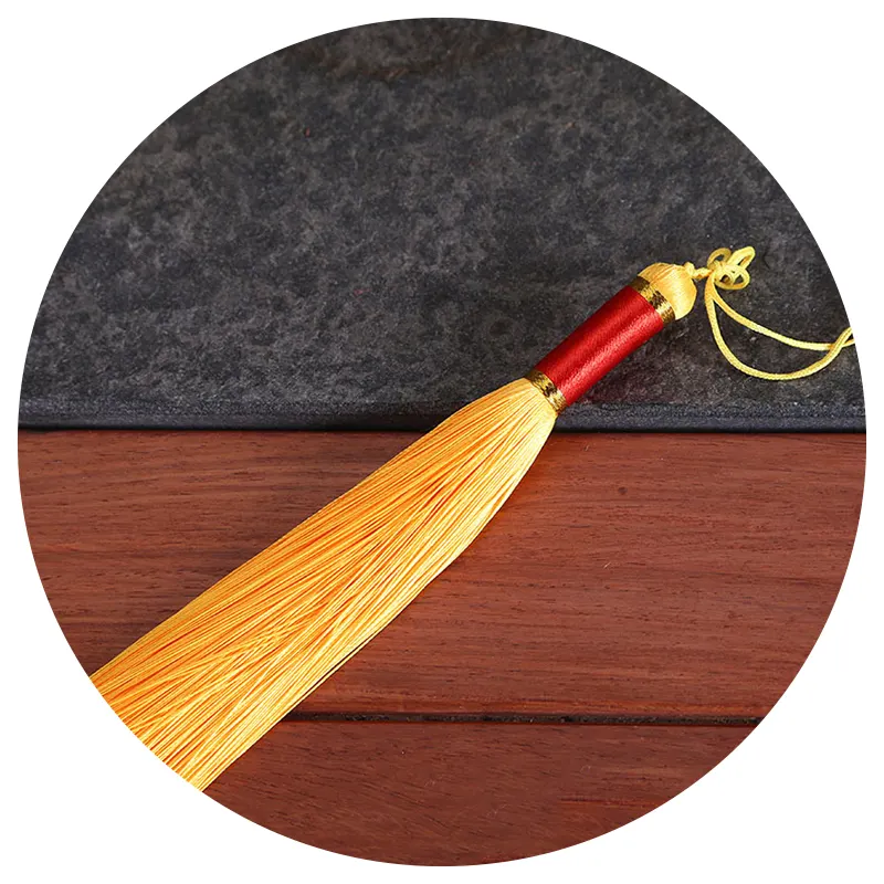 Polyester Silk Tassels DIY Craft Bookmark Curtain Jewelry Hang Rope Fringe Trim Clothes Sewing Tassel