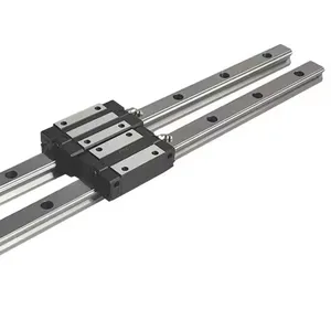 Guia linear de esfera de baixo perfil, rolamento de rolamento, sistema de trilhos deslizantes, guia linear para cnc