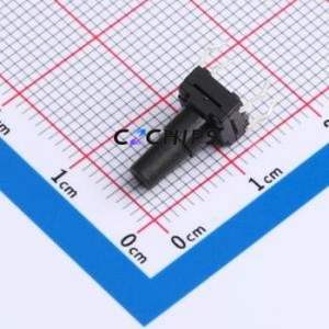 TC-FS66D-C-Q Tactile Switch Through hole Component (THT)-4P,6x6mm Switch Single Pole Single Throw Round Button 2.6N Through Hole - Product Image 1