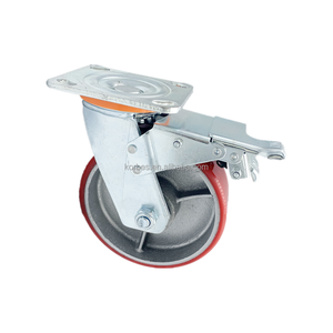 Top Plate <span class=keywords><strong>Casters</strong></span> <span class=keywords><strong>Swivel</strong></span> Universal Direction 1000kg 2 <span class=keywords><strong>3</strong></span> Tonnen <span class=keywords><strong>Heavy</strong></span> <span class=keywords><strong>Duty</strong></span> Pu Caster Wheel 8 Zoll <span class=keywords><strong>Heavy</strong></span> <span class=keywords><strong>Duty</strong></span> - Product Image 4