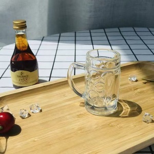 Vaso de Vidrio Personalizado de 40 ml para Licores, con Base <span class=keywords><strong>Azul</strong></span> y Asa, Diseño Moderno para Sake y <span class=keywords><strong>Whisky</strong></span> - Product Image 2