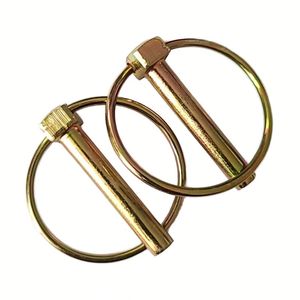 Goupilles coniques en acier inoxydable personnalisées à succès, à tête plate, en forme de R, sans filetage, à bouche ouverte, diamètre de tête 12 mm - Product Image 1