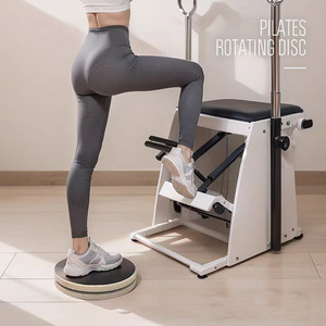 OBG Home Yoga Plateau de fitness pour la taille à commande au pied, en composite, antidérapant, rotatif, écologique, noir OBG-117 Écologique - Product Image 1