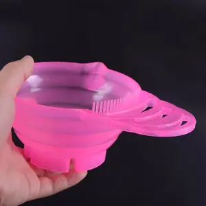 2025 nouveaux outils de <span class=keywords><strong>coiffure</strong></span> de Salon de <span class=keywords><strong>coiffure</strong></span> de bol de teinture de cheveux en plastique pour les outils d'extension de cheveux de teinte de mélange de couleurs - Product Image 2