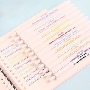 12 stylos à bille rétractables avec versets bibliques, encre colorée 1,0 mm, pour journalisation, papeterie religieuse chrétienne, cadeau - Product Image 2