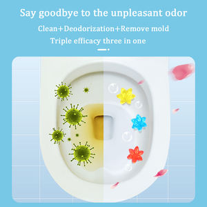 Penjualan langsung pabrik 14 bunga Toilet deodoran Gel padat pembersih Toilet  kamar mandi pembersih penghilang bau Toilet - Product Image 4