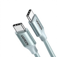 Kabel Data UGREEN Double Head Type-C Kompatibel dengan Huawei Honor Super Fast Charging PD100W/88W