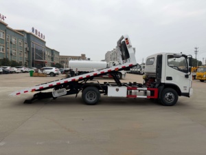 FOTON 4x2 5 tonnes, camion de remorquage à plateau, Euro 3, véhicule <span class=keywords><strong>d</strong></span>'assistance routière pour remorquer deux voitures simultanément - Product Image 5
