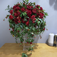 Fournitures de mariage Oem Décoration florale de mariage pour la maison Différents types de toile de fond pour personnaliser les derniers modèles