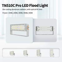 Projecteur extérieur SNOOWEL IP66 en aluminium moulé sous pression, 100W, projecteurs LED, réflecteur SMD 5050, garantie 5 ans, CRI élevé 70, 60-120