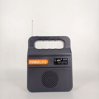 Intégrez le système d'éclairage solaire portatif de lampes de la boîte LED de CC de panneau solaire avec Mp3 Bluetooth FM