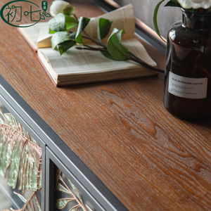 American Style <b>Sideboard</b> Cabinet 900mm High 4 Compartments Storage Living Room Cabinet - Product Image 4