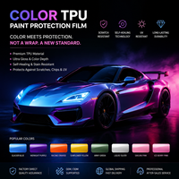Film de protection de peinture (PPF) en TPU mat Alexander Silver brillant, film TPU couleur métallique changeante pour la protection de la carrosserie automobile
