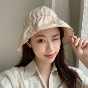 L'elegante cappello a secchiello con stringhe al vapore di questa estate per la primavera e l'estate - Product Image 1