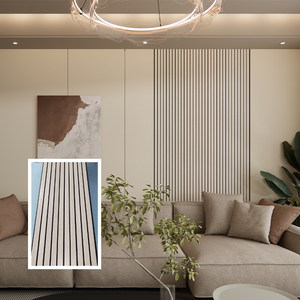 Panneaux muraux en PVC ignifuge, plastique noir, panneaux muraux intérieurs en bois, revêtement mural et de plafond en PVC imperméable, panneau de revêtement - Product Image 2
