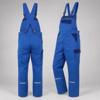 Salopette de travail réfléchissante pour homme en coton drill grande taille, multi-poches, tissu respirant, logo personnalisé