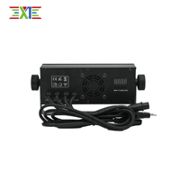 Projecteur de scène LED COB RGBW 4-en-1 2x50W ultra-plat avec contrôle DMX512, CRI 90, effet masque de pixels pour DJ, soirées et concerts
