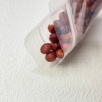 Sac en plastique ziplock compostable jetable transparent imprimé personnalisé Pochette debout de qualité alimentaire avec fermeture éclair pour le stockage du sucre