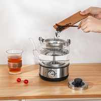 Bouilloire Électrique Multifonctionnelle Automatique en Verre pour Eau Chaude, Chauffe-Eau Vapeur, Maintien au Chaud, Usage Domestique et Hôtelier