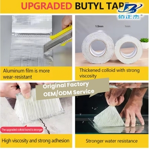 Ruban d'étanchéité en caoutchouc butyle et feuille d'aluminium haute adhérence, durable, pour réparation de toiture - Product Image 3