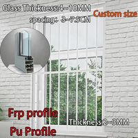 Proveedor de Ventanas de PU, Perfil de FRP Resistente a Bajas Temperaturas, Sección de Fibra de Vidrio a Prueba de Corrosión para Ensamblaje de Ventanas de Edificios