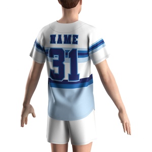 เสื้อเบสบอลผู้ชาย ทนทาน ทันสมัย ติดกระดุมเต็มตัว ระบายเหงื่อได้ดี พิมพ์ลายแบบซับลิเมชั่น ดีไซน์สวมใส่สบาย - Product Image 4