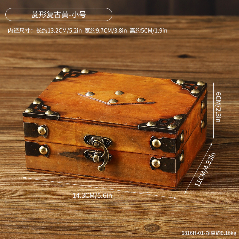 6816H-01 Amarillo Retro Diamante - Pequeño