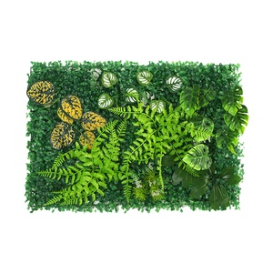Panneau mural végétal autoportant 8 pieds pour plantes grimpantes, finition verte, avec 40 pots décoratifs <span class=keywords><strong>en</strong></span> forme de spirale, couleur champagne - Économique - Product Image 3