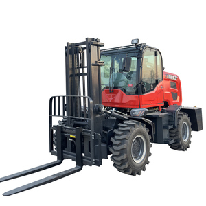 Fabriek Directe Verkoop China-Gemaakte Vierwielaandrijving Viercilinder Cross-Country Vorkheftruck 3 <span class=keywords><strong>Ton</strong></span>. - Product Image 4