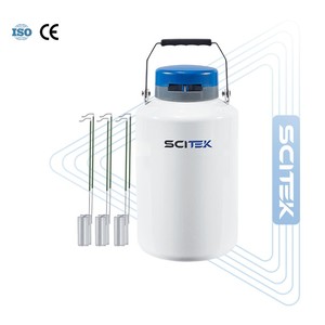 Réservoir d'azote liquide de laboratoire SCITEK série B avec structure en aluminium durable, conception d'isolation sous vide, conception à petite ouverture - Product Image 3
