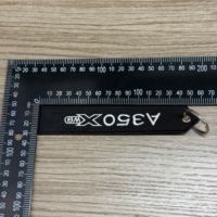 Lettre porte-clés broderie rectangle personnalisée OEM ODM