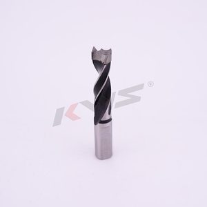KWS Tungsten Carbide Dowel <strong>Drill</strong> Bit-Brad Point 10mm Shanker Black Oxide Finish Wood Cutting <strong>Blind</strong> Hole CNC Tool - Product Image 5