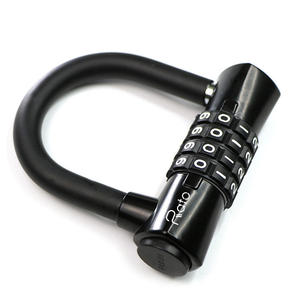Candado para Bicicleta Portátil Antirrobo con Logotipo Personalizado, 12 cm, Combinación <span class=keywords><strong>de</strong></span> 4 Dígitos, Super Mini Candado en U para Bicicleta - Product Image 1