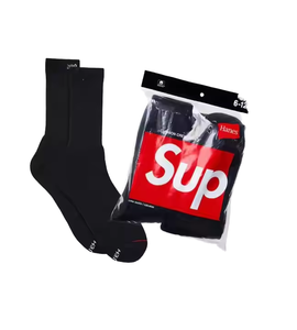 Calcetines deportivos de baloncesto de alta calidad, 2 pares, Hane Crew, con suela de rizo, técnica de punto con letras, puño con letras, para otoño - Product Image 1
