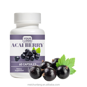 OEM/ODM fabrika kaynağı yüksek organik 100% doğal <span class=keywords><strong>Acai</strong></span> <span class=keywords><strong>Berry</strong></span> özü kapsül yetişkin diyet takviyesi özel etiket - Product Image 1