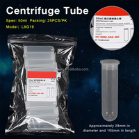 Tubes de centrifugeuse de laboratoire, tubes de centrifugeuse coniques en plastique pour échantillons de 0,2 ml à 10 ml, tubes de microcentrifugeuse PCR, tubes de test de centrifugeuse