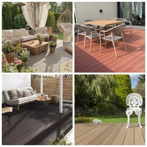 SHENGCHENG - Tarima de Exterior Económica y Ecológica de WPC, Muestra Gratuita, Tarima de Madera y Plástico Compuesto para Terraza y Balcón - Product Image 6