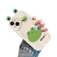 Creative 3D Grenouille Lapin Conception Mignon Silicone Téléphone étui pour Xiaomi 14 15 Pro Redmi Note 12 14 K50 70 Pro Mobile Téléphone Cas