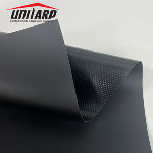 Waterdichte Zeilen Lona Pvc Rollos Zwarte Kleur Pvc Truck Cover Dekzeil Canvas Voor Vrachtwagen Bed Tonneau Cover - Product Image 2