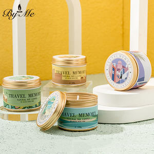 Velas Aromáticas de Lujo Personalizadas, Modernas, Hechas a Mano con Cera de Soya, Decoración para el Hogar, Velas Perfumadas de Marca Privada - Product Image 4