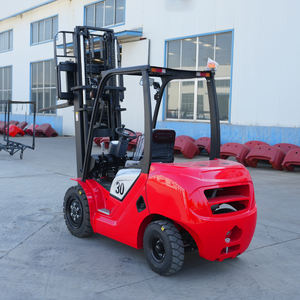 Forklift Diesel Berkualitas Tinggi CE EPA Euro 5 untuk Penanganan Barang, Forklift 3 Ton Transmisi Hidrolik Penggerak 4 Roda - Product Image 3