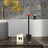Toiletborstelreinigingshouders Set Reiniger En Houder Toiletborstelset Voor Badkamer Inbouwpot Toiletborstelset