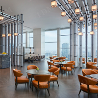 Meubles de projet hôtelier IDM, ensembles de tables de salle à manger de luxe, mobilier de restaurant, design complet