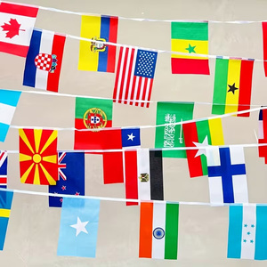 Bannières colorées en polyester pliables et ajustables, imprimées en sérigraphie personnalisée, pour les supporters <span class=keywords><strong>de</strong></span> la <span class=keywords><strong>Coupe</strong></span> d'Europe <span class=keywords><strong>2026</strong></span> - Product Image 2