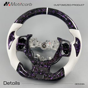 Volante Personalizado de Fibra de Carbono Forjado en Color Morado, Mejora Interior para Lexus IS 250 300 300h RCF NX GS 350DS F Sport 2013-2025 - Product Image 3