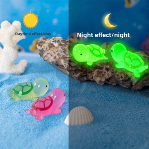 Sáng rùa Cặp Đồ chơi trẻ em 'nhựa mô phỏng động vật món quà nhỏ đồ trang trí - Product Image 3