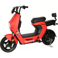 Scooter électrique 500W 10 pouces pour adulte, 48V 60V, avec frein à tambour avant et arrière, compteur LED et suspension hydraulique