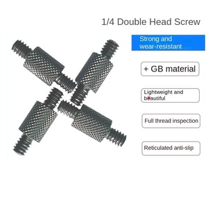 Adaptateur de conversion de trépied en alliage d'aluminium Gu Da Hardware American 1/4 à double tête allongée pour accessoires de photographie - Product Image 2