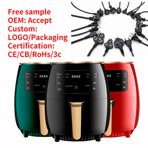 En stock Cuisinière électrique 6L de grande capacité sans huile Silver Crest Air Fryer Digital Machine Four Air Friteuses - Product Image 2